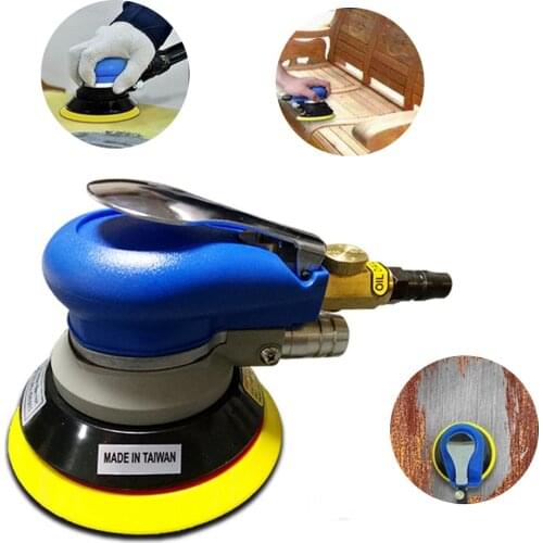 9000RPM Polishing Machine 5 Inch Pneumatic Air Sander Polisher Diy Car Paint Care Woodworking Polishing Grinding Machine NEW