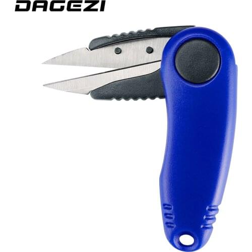 DAGEZI Fish Use Scissors Fishing Tackle Tool for Fishing Line Cut Clipper Stainless Steel Fishing Scissor