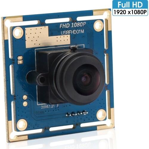 Fisheye Wide View Angle 180degree Webcam1920X1080 UVC OTG USB Camera Module 2MP OV2710 Webcam for Linux Android Window
