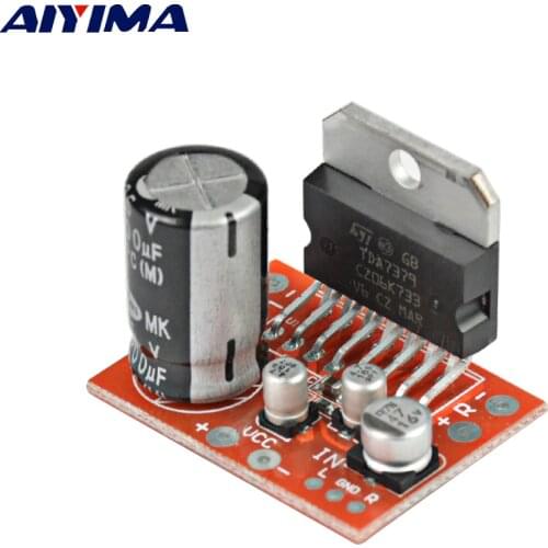 AIYIMA Amplifiers Audio Amplificador TDA7379 Power Amplifier Board 39W X 39W DC Stereo Amp Board