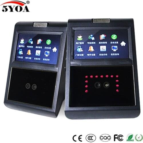 Face Facial Recognition Device TCP IP Attendance Access Control Biometric Time Clock Recorder Employee Electronic Reader 5YAF5
