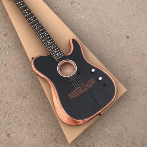 Stock, 6-string electric guitar, acoustic guitar, dual-purpose guitar, rosewood fingerboard, rosewood bridge, real photos