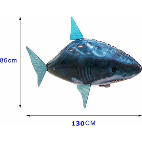 1PCS Remote Control Flying Air Shark Toy RC Helicopter Inflatable With Helium Fish plane Clown Fish Balloons Robot Gift For Kids