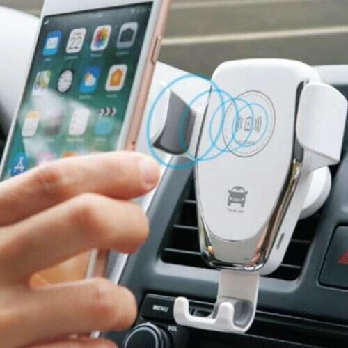 10W QI Wireless Car Mount Holder Stand Fast Charging for iPhone X XS Samsung S9 Drop Shipping