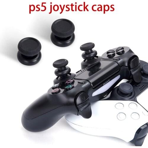 2Pcs Thumb Grip Cap For Playstation 5 PS5 PS4 PS3 Xbox One 360 Controller Joystick Cover Case Accessories Thumbstick Grip Caps