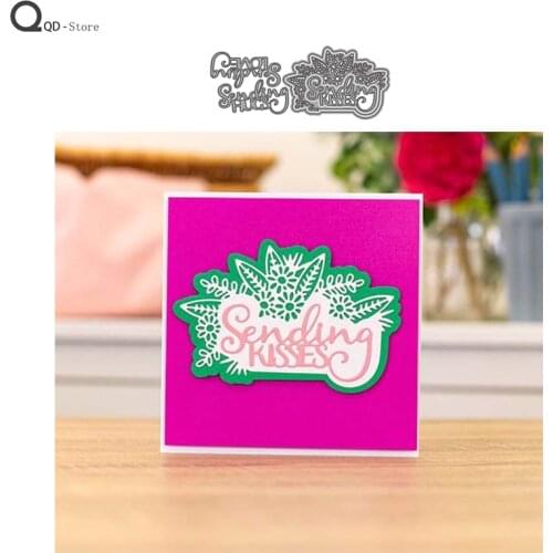 2020 New Metal Dies Word Border Model Cutting Dies Stamps Dies Scrapbooking Mold Cut Handmade Tools DIY Craft Decoration