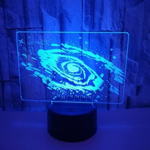 3D LED Night Light Abstract Universe The Milky Way Fixed Star with 7 Colors Light for Home Decoration Lamp Cosmos Amazing