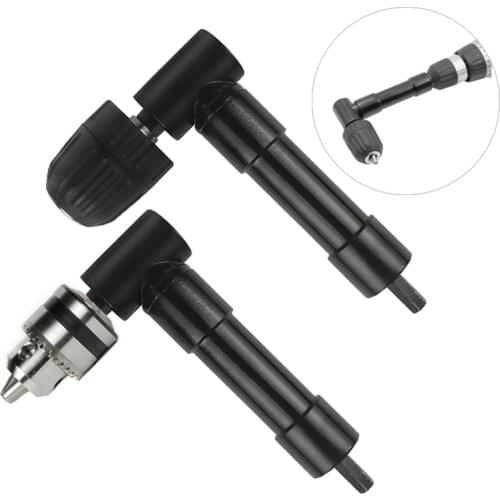 90 Degree Right Angled Chuck Electric Drill Keyless Three-jaw Chuck Corner Impact Drill-Chuck Adapter Bend Extension Adaptor