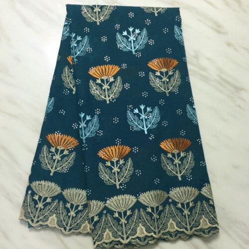 African Swiss voile Lace Fabric 2021 Embroidery African Lace Fabrics Dry Lace Swiss Voile Lace in Switzerland For Dress VMP5041