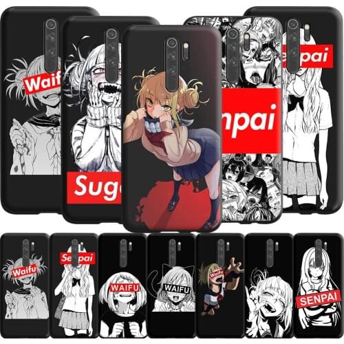 Sugoi Senpai Anime Waifu Case for Xiaomi Redmi Note 9 9S 5 6 7 7A 8 8A 8T 9A 9C K20 Pro 9T 10 Max K40