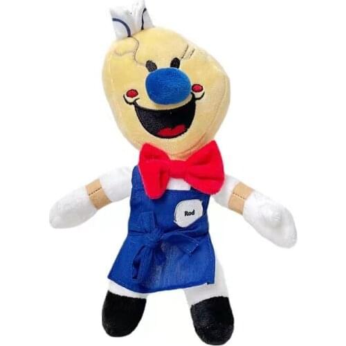 25cm Hot Game Ice Scream Rod Plush Toy Stuffed Horror Game Character Doll Cartoon Decor Toys Gifts for Kids Christmas Halloween