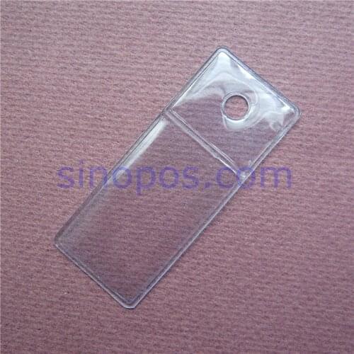 Mini PVC Tab Protector, communication engineering distributor box wire lines cable tie card envelope, tag pouch small bag pocket