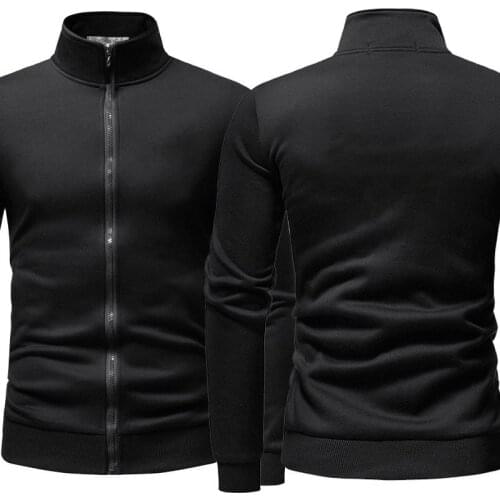 2021 Mens Hoodie Jackets Cardigan Zipper Hooded Coat Vintage Color Pullover Sweatshirts Male Hoodies Dropshipping and Wholesale