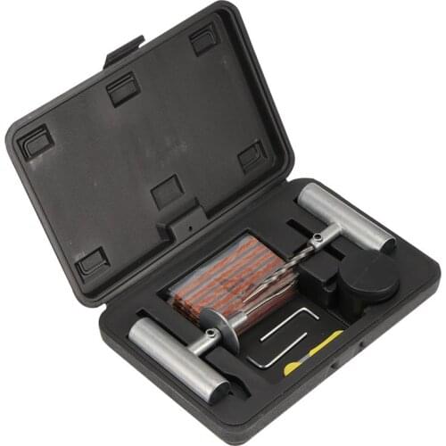 Car Tire Repair Kit Car Van Motorcycle Bike Tire Repair Tools Emergency Heavy Duty Tubeless Tire Puncture Repair Kit