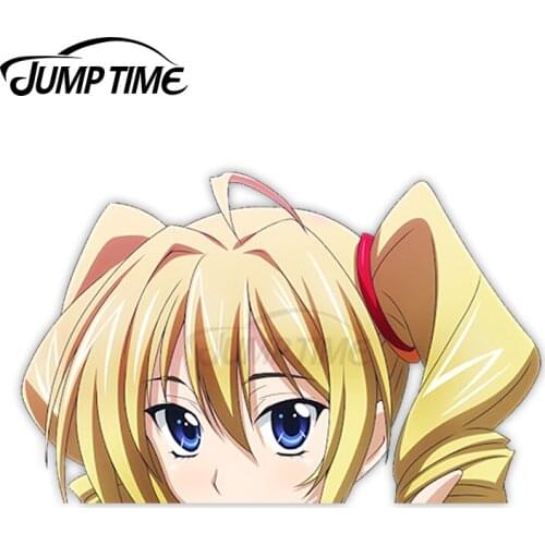 Jump Time Anime High School DxD Ravel Phenex 31 6.4 Bumper Window Helmet Vinyl Decal Peeker Car Stickers