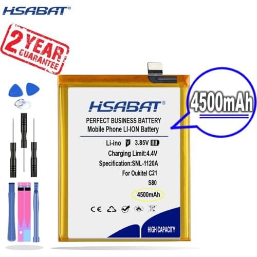 New Arrival [ HSABAT ] 4500mAh S80 Replacement Battery for Oukitel C21