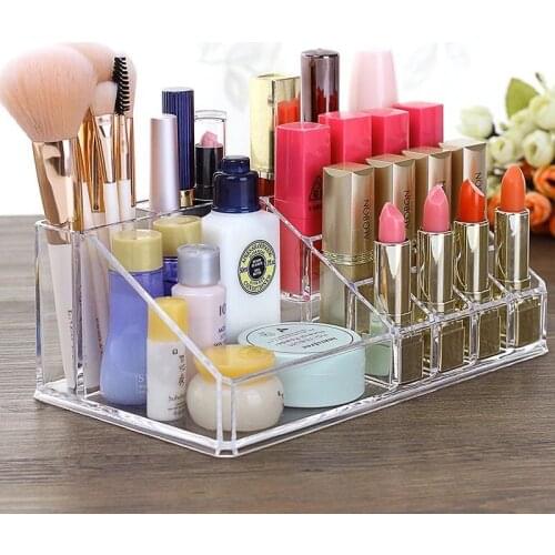 Large Make Up Organizer Box Transparent Acrylic Multi-layer Drawer Cosmetic Storage Desktop Creative Jewelry Case Brush Holder