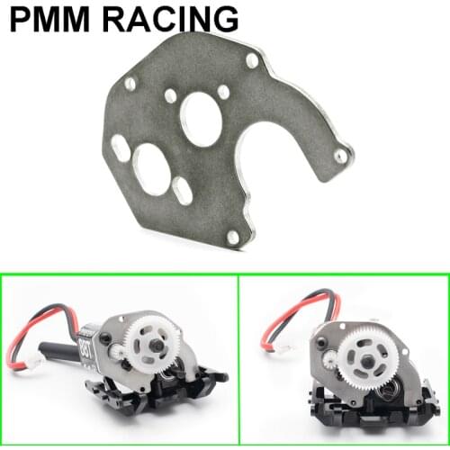 Stainless Steel Motor Plate Gearbox Parts for 1/24 Axial SCX24 90081 RC Cars Upgrade Accessories