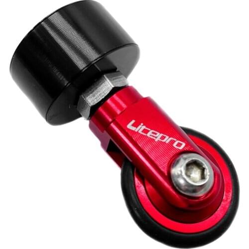 Litepro Folding Seat Rod Travelling Wheel K3 Push Wheel Bicycle Seat Tube Push Wheel 412 Easy Wheel 33.9mm Seatpost