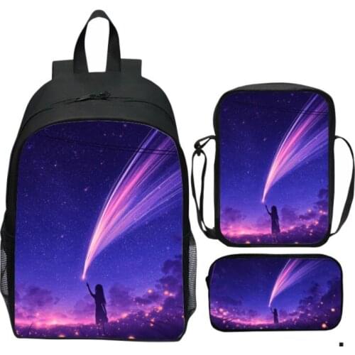 Large Capacity Backpack Star Universe Space Printing Rucksack School Bags For Teenage Girls Travel Mochila Feminina