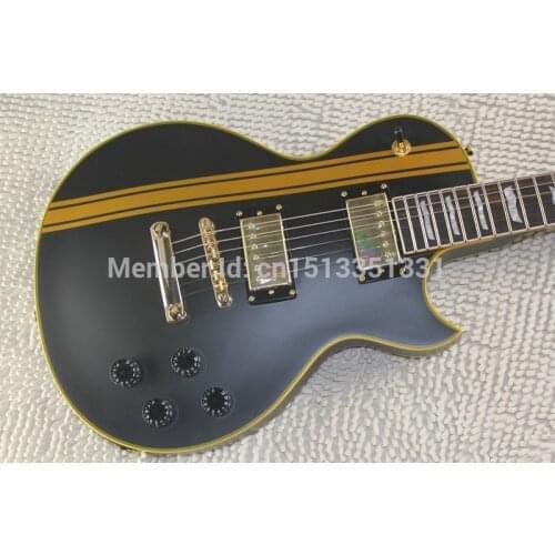 Top Quality James Hetfield Iron Cross Electric Guitar gold hardware 140401