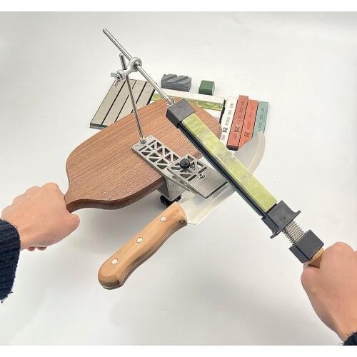 2021new Household Fixed Angle Sharpener Professional Sharpener Diamond Whetstone Apex edge Kitchen knife sharpening system agate