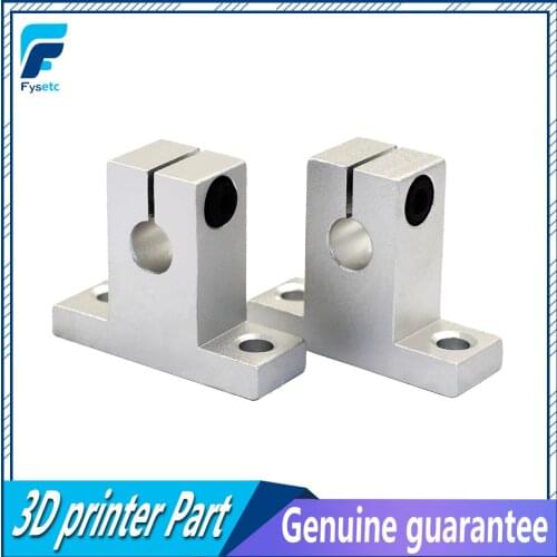 5pc Linear Rail Shaft SK8 SH8A SK10 SK12 SK16 Aluminum Block 8/10/12/16mm Router Table Support XYZ Table CNC Slid Router Bracket