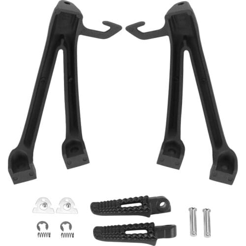 DHBH-Motorcycle Rear Passenger Footrest Foot Pegs for Suzuki GSXR GSX-R 600 750 2006-2007 K6 K7