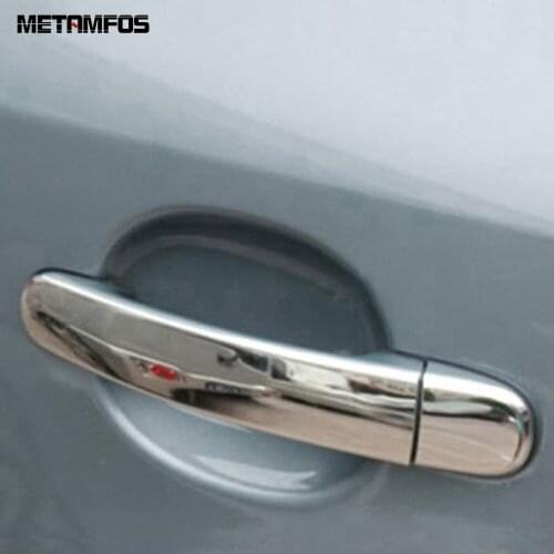 For Volkswagen Tiguan 2009-2014 2015 ABS Chrome Door Handle Catch Cover Trim Decoration Sticker Exterior Accessories Car Styling