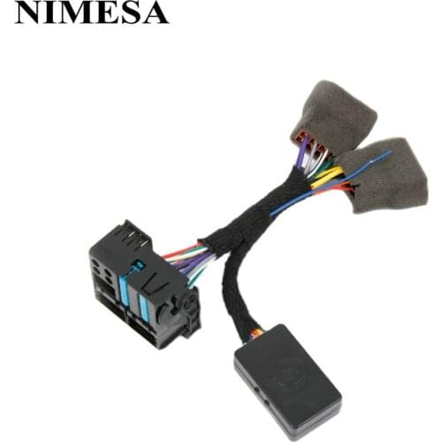 NIMESA RCD330 RCD360 Plug&Play ISO Quadlock Adapter Cable CANBUS Decoder Simulator For RCD330 RCD360 VW MIB Car Radio