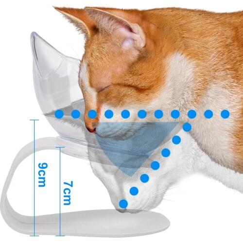 Cat Bowl Dog Bowl Protection Cervical Durable Double Bowls Pet Food Water Feeder Non-slip Pet Supplies