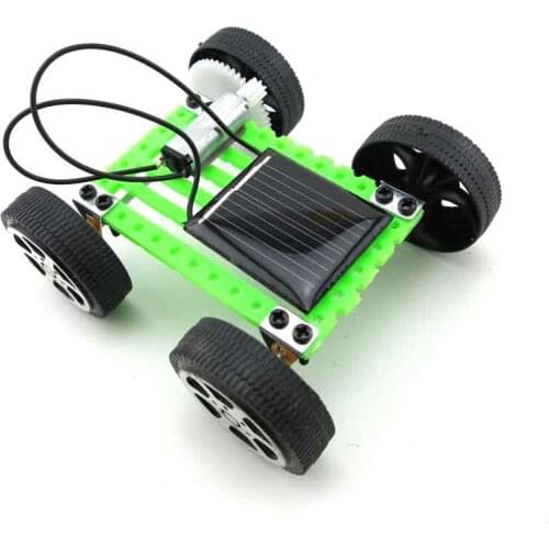 Mini Solar Car Toys For Kids DIY Stem Solar Powered Toy Car Kit Children Educational Gadget Learning science Boy Girl hobby Gift