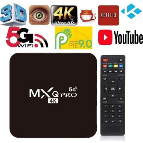 GYS MXQ PRO 5G Android 10.0 Smart Set Top Box 4K HD Player Tv 1GB 2GB Ram RK3228A
