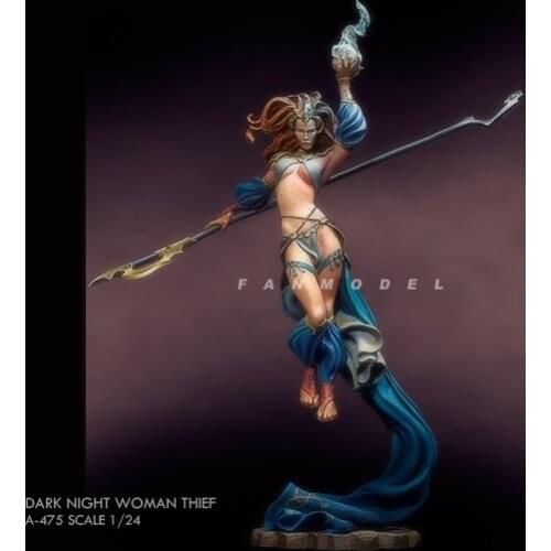 75mm 1/24 Resin model kits figure beauty colorless and self-assembled A-475