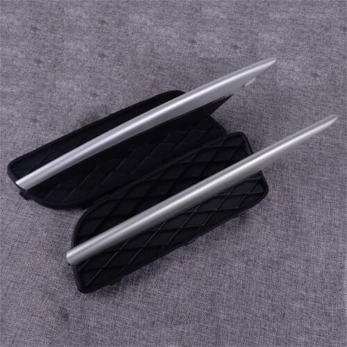 DWCX 2PCS Front Bumper Lower Grille Cover Trim Fit for BMW X5 E70 X6 E71 2007 2008 2009 2010 51117159593 51117159594