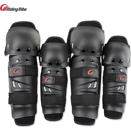 Riding Tribe Motorcycle Riding Knee Pads Motocross Racing Protective Gears Hands and Leg Guards 2 Knee 2 Elbow protection HX-P01