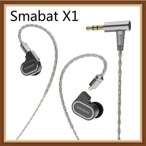 [PRE-ORDER] Smabat X1 In Ear Earphones HIFI Dual-Core Unit 2DD Bass Treble Filter Acoustic Hifi Music Audiophile Headset Earbuds