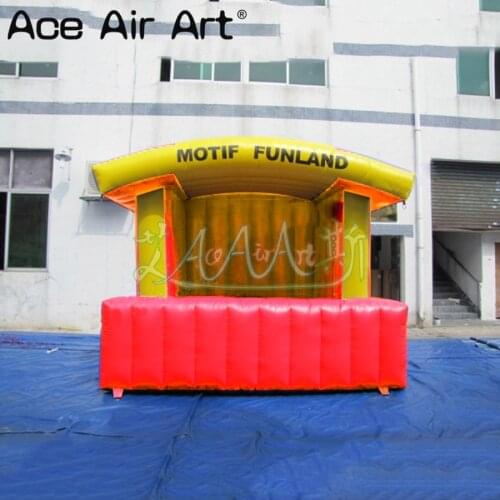Popular infllatable food booth/carnival treat shop for promotion