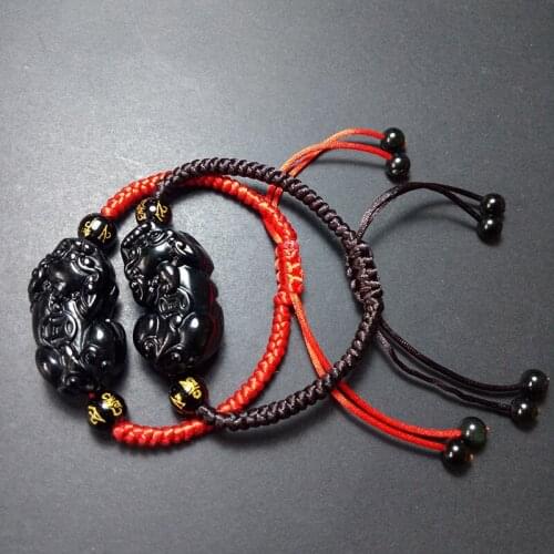 QIANXU Black Bracelets