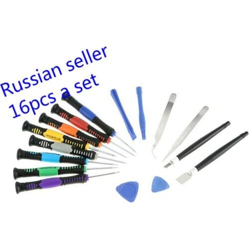 RU Seller ! Lowest price! 16 pcs a set Mobile Phone Repair Tool Screwdriver for Mobile Phone