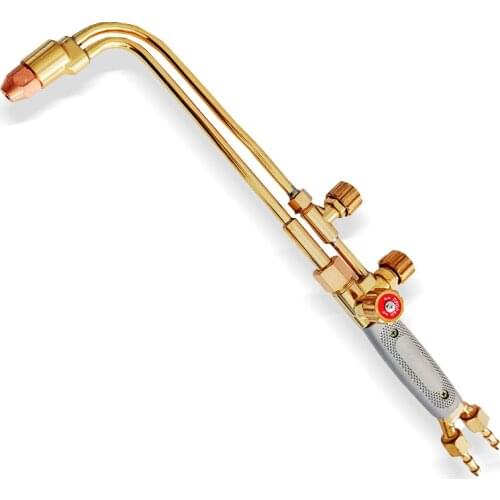Length 48cm Russian style hand jet gas cutting torch oxy-acetylene propane cutter gun with 3pcs inner cutting nozzle