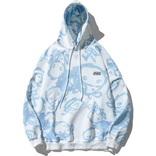 New Autumn Hoodies Men And Women Cow Printed Sweatshirt With Hood Fashion Streetwear Hooded Pullovers Clothing Top Male Female