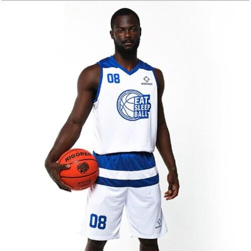 High Quality Mens Basketball Jersey Mesh Sleeveless Basketball Suit Sports Top Fitness Sports Quick-drying Suit