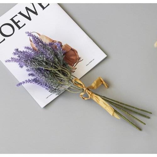 1*38cm Artificial Bouquet Flower Lavender Home Garden Stage Bridal Wedding Party Decoration 100% Brand New And High Quality