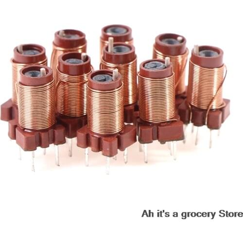 10pcs 26T 2.1uh-6.3uH Adjustable High-Frequency Ferrite Core Inductor