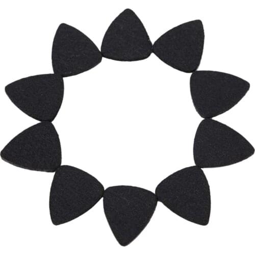 10Pcs Wool Felt Guitar Picks Ukulele Picks Plectrums 3Mm Thin Guitar Picks For Electric Acoustic Bass Guitar