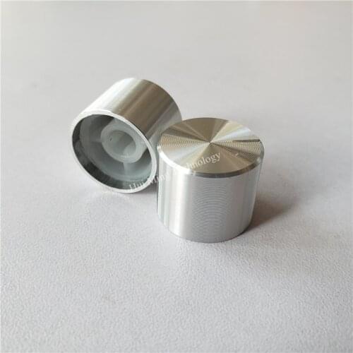 12pcs aluminum plastic knob potentiometer knob 18*15 18*16*6mm D shaft cap Volume knob switch cap for HI-FI amplifier