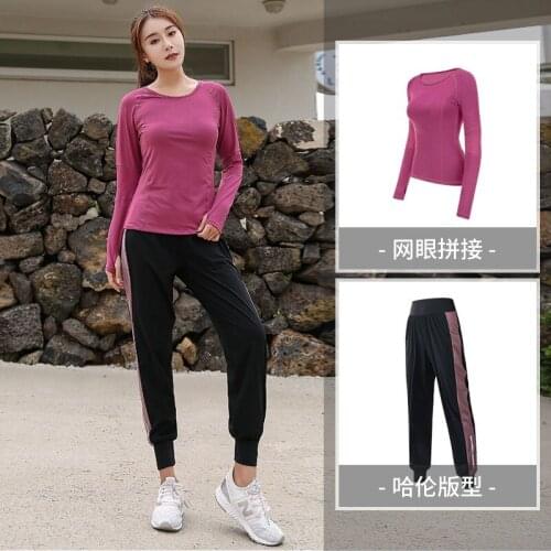 4XL Spring Women Sport Suit Quickly Dry Loose Sweatshirt+sweatpant Jogger Running Workout Casual Exercise Gym Set Sportswear