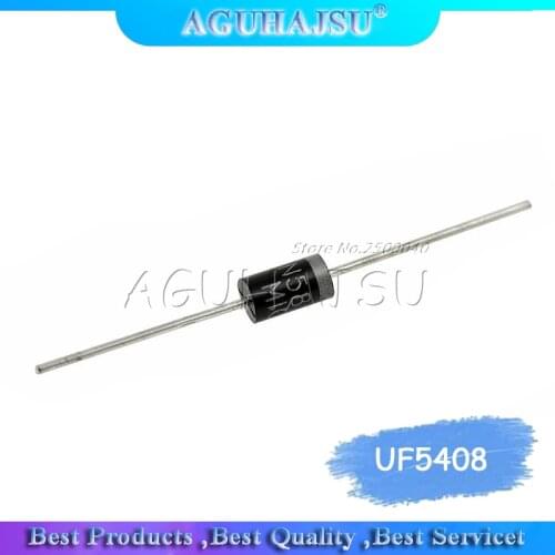 50pcs/lot High- ultrafast recovery diode UF5408 3A/1000V DIP long legs New Original