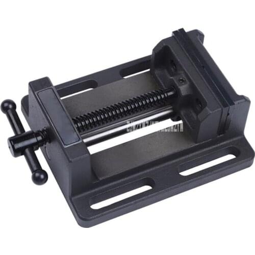 6-inch Precision Guide Rod Type Flat-mouth Table Clamp Milling Machine Cross Vise Drilling Machine Fixture Vise Heavy Bench Vise